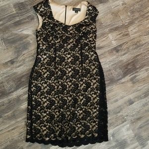 Black lace dress